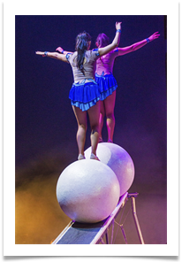 Balancing on balls - Richard Nicholls